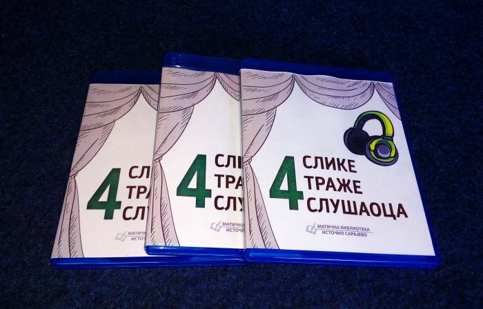 Poziv na promociju zvučnog izdanja Matične biblioteke Istočno Sarajevo „Četiri slike traže slušaoca“